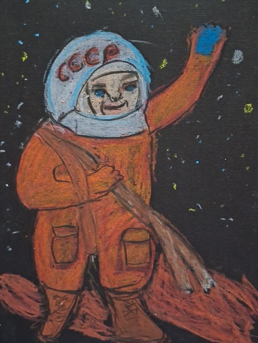 Из космоса Гагарин к нам шагнул