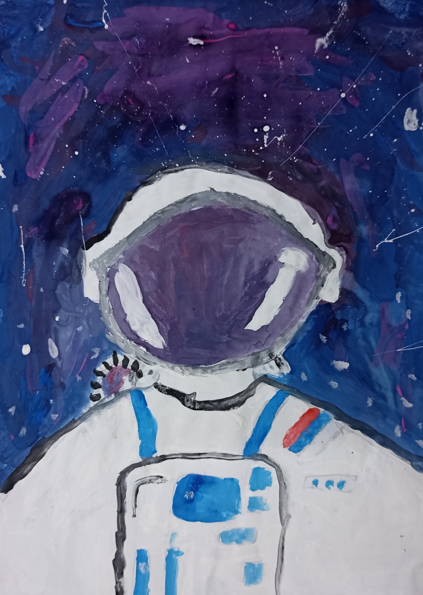 Космический полет космонавта