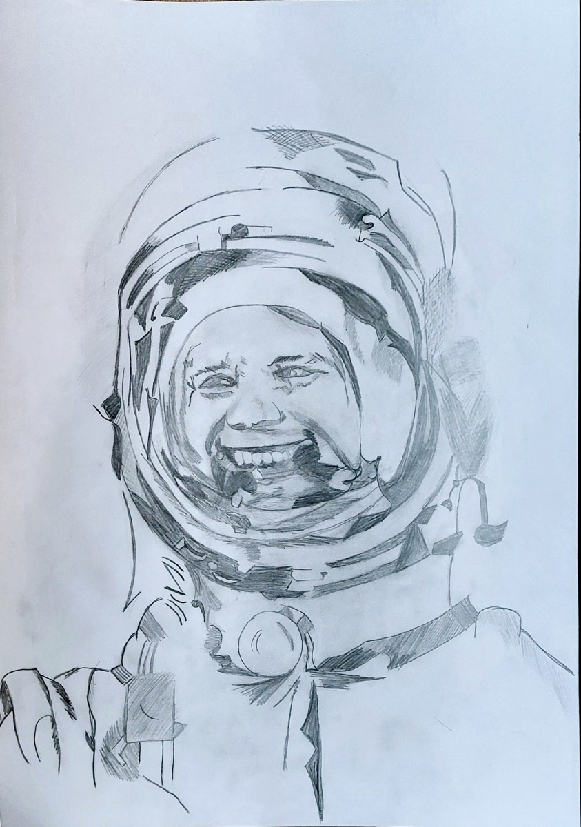 Портрет Ю.А. Гагарина